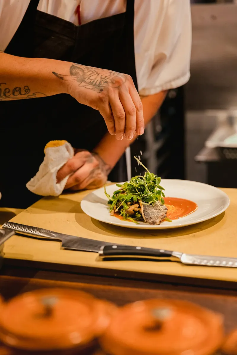 Le chef en cuisine